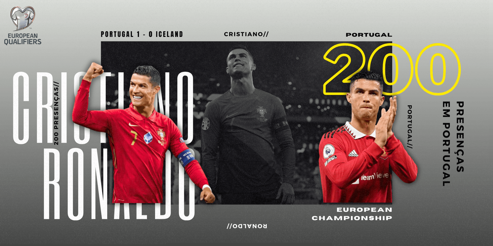 Cristiano Ronaldo faz história em 200ª internacionalização - Futbreezy